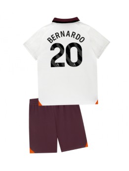 Otroški Nogometna dresi replika Manchester City Bernardo Silva #20 Gostujoči 2023-24 Kratek rokav (+ hlače)